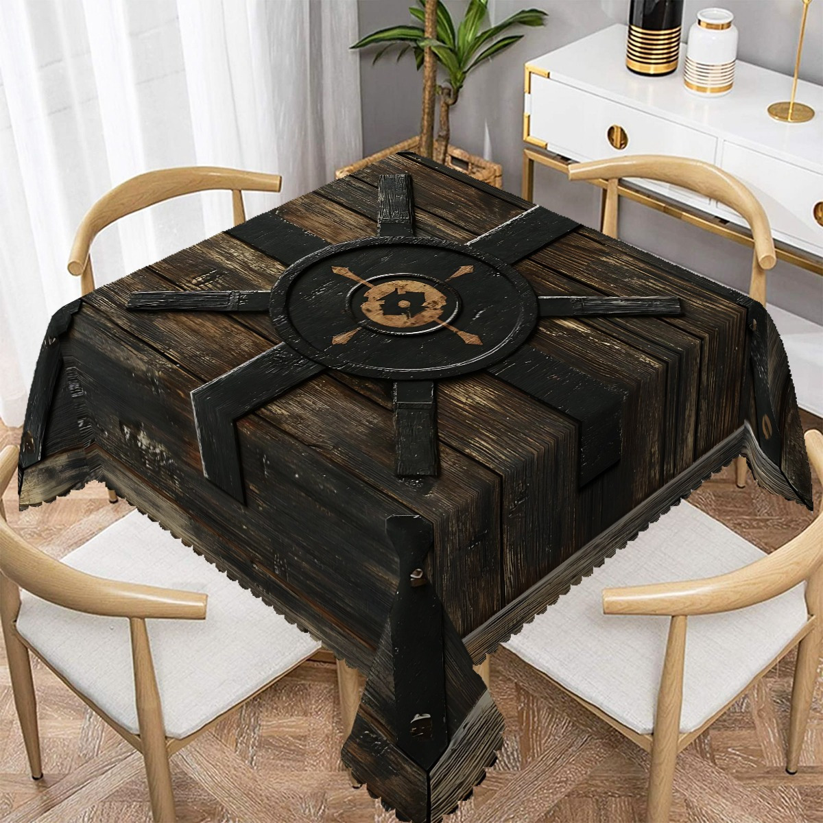 Mantel con diseño de escudo vi - Board Game Vikings reseña y precio