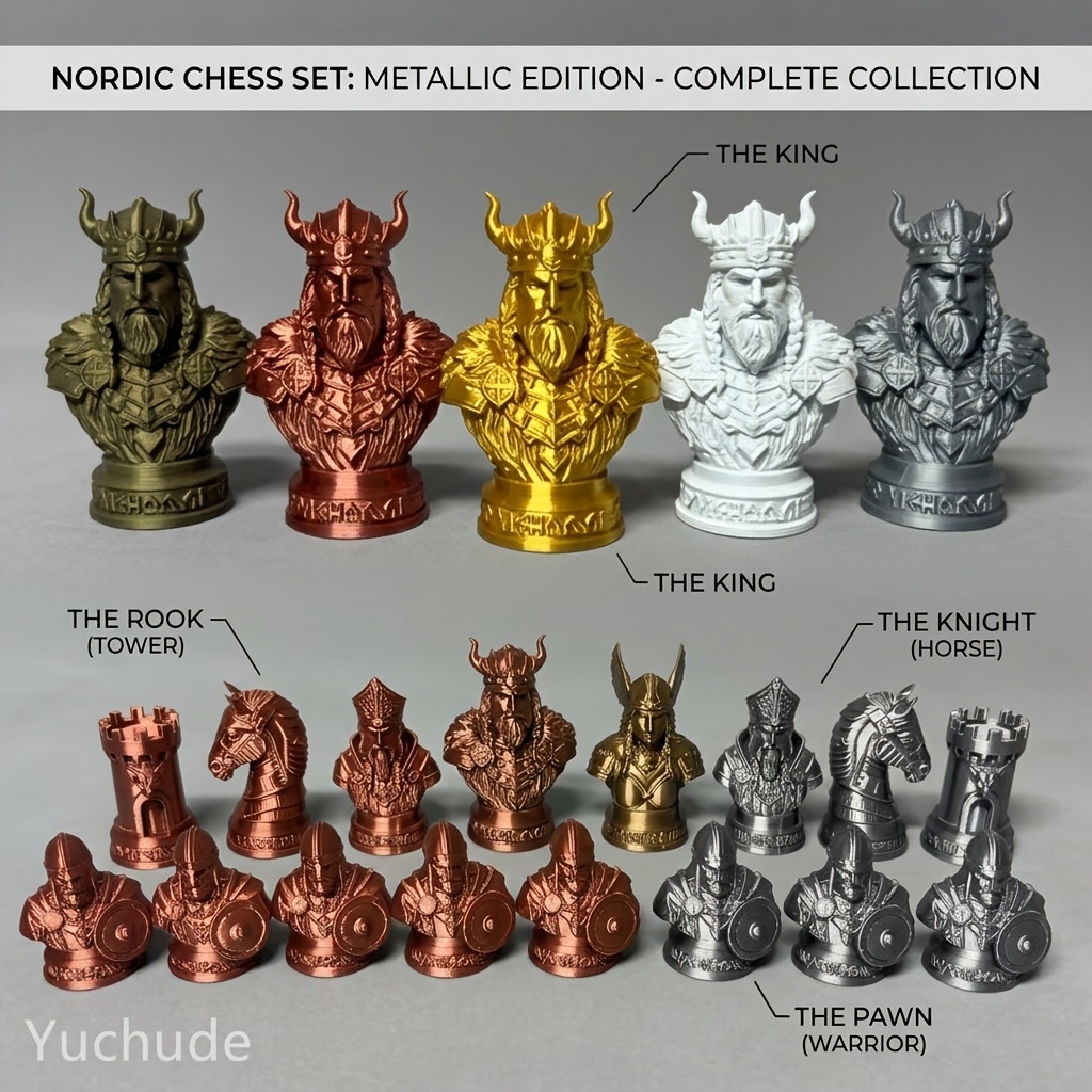 Piezas de Ajedrez Vikingas Imp - Board Game Vikings reseña y precio