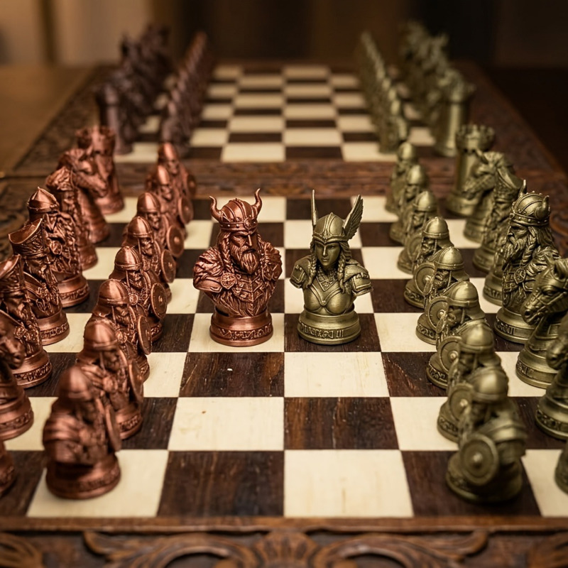 Piezas de Ajedrez Vikingas Imp - Board Game Vikings reseña y precio
