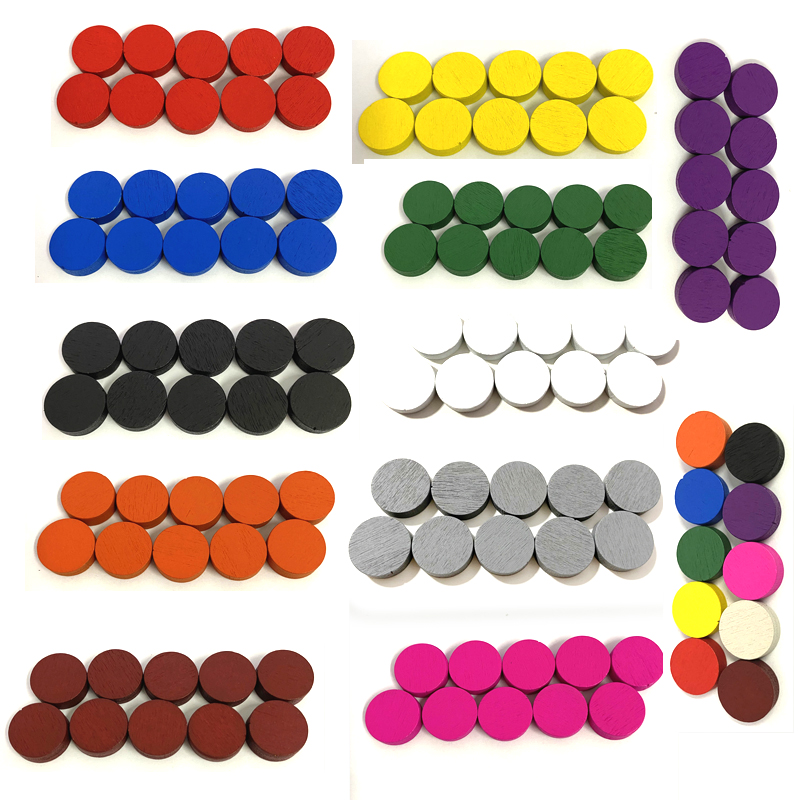 50 piezas 15*5MM 11 colores di - Game Token Counter reseña y precio