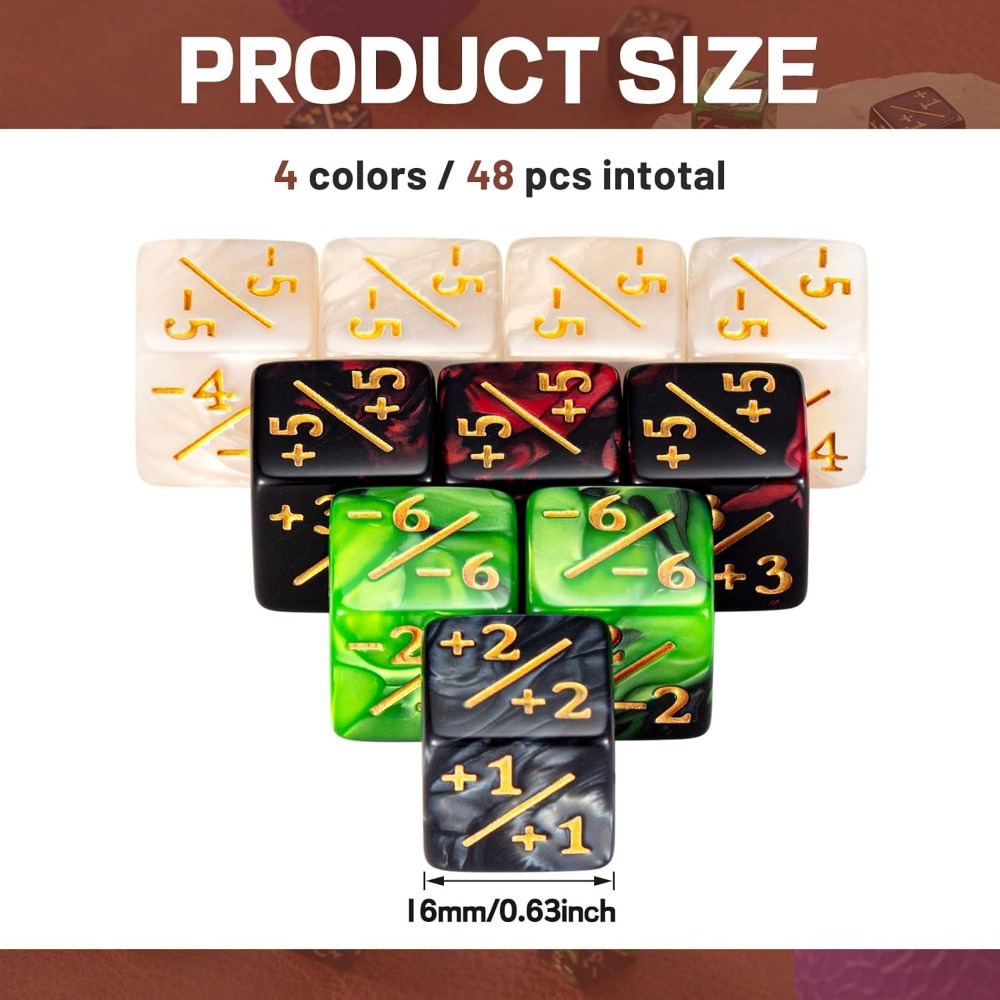 48 fichas de conteo (+/-1), fi - Game Token Counter reseña y precio