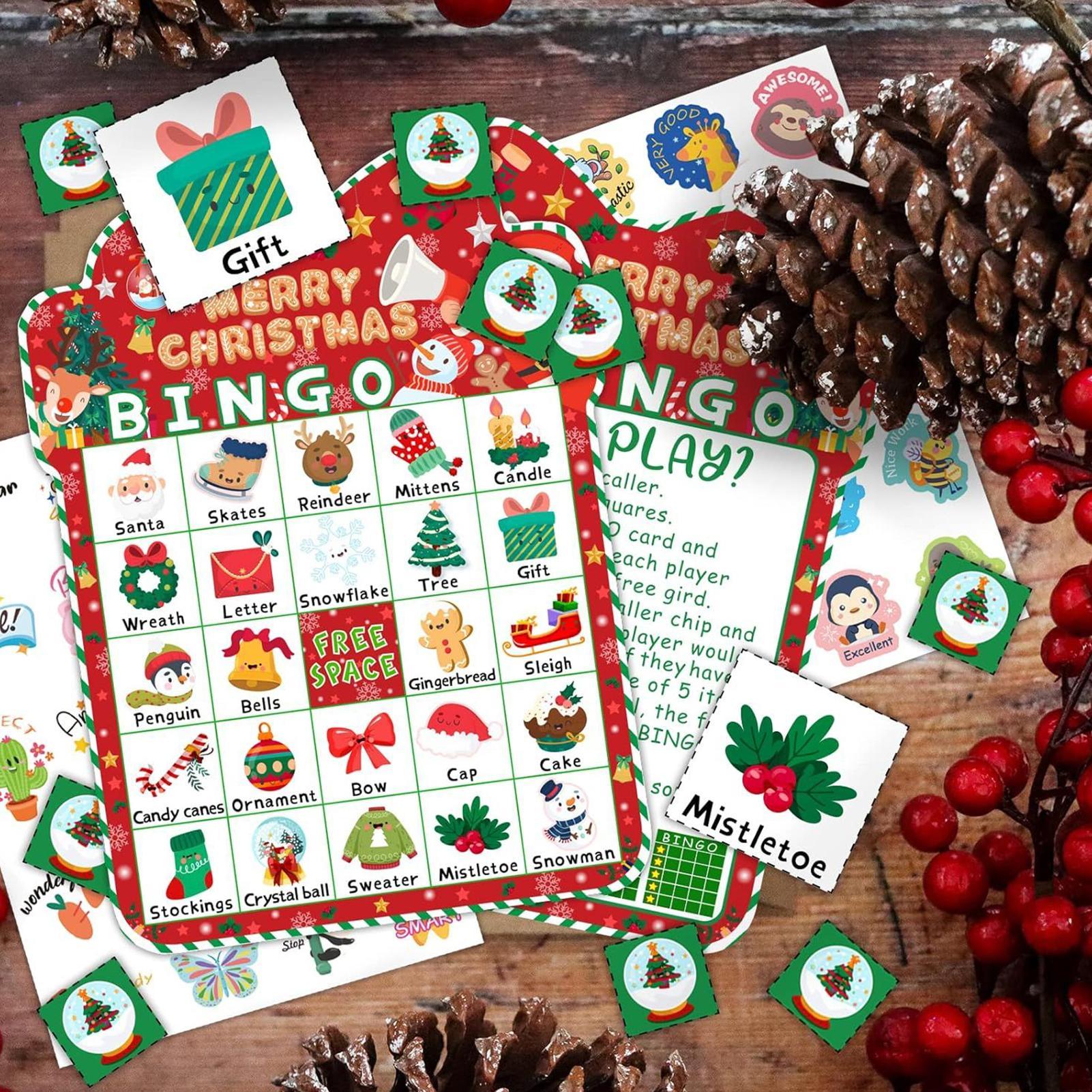 Tarjetas de Bingo de Navidad p - Board Game Festival reseña y precio