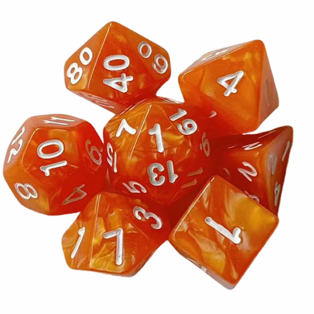 Juego de dados de 7 piezas par - Game Token Counter reseña y precio