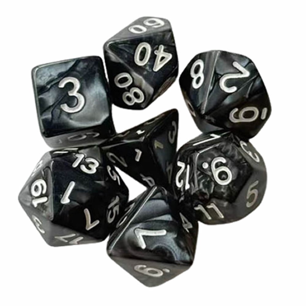 Juego de dados de 7 piezas par - Game Token Counter reseña y precio