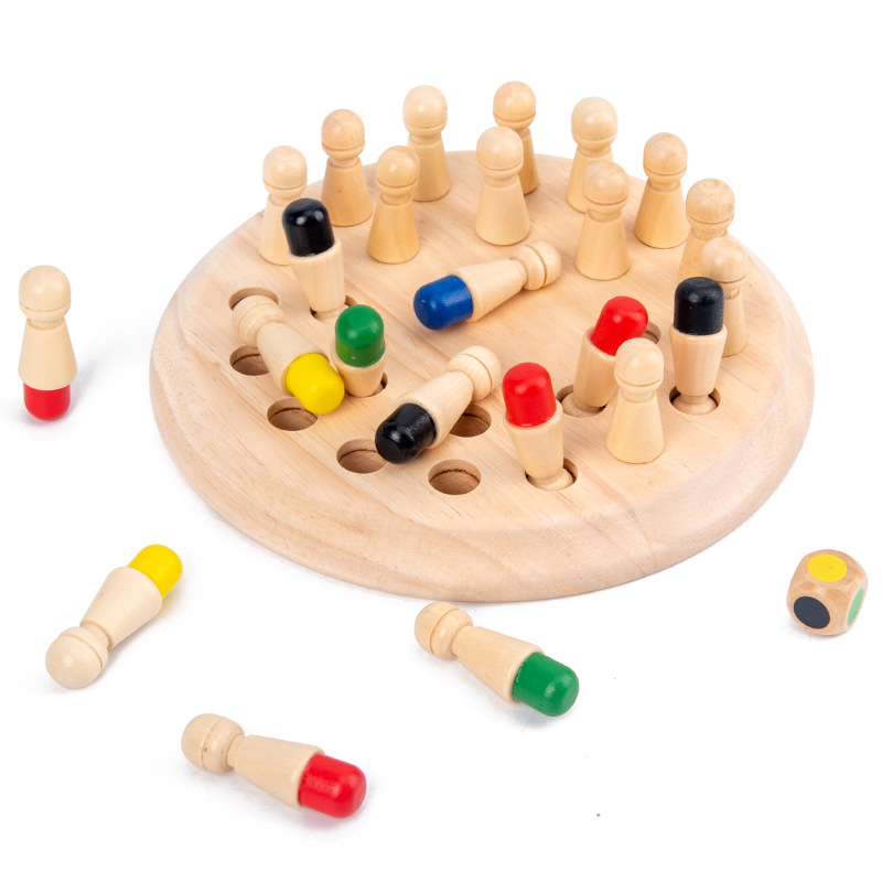 Palo de memoria de madera, jue - Board Game Land reseña y precio