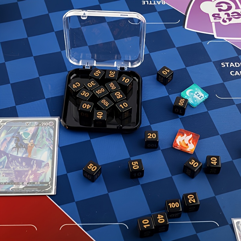 10 dados de conteo PTCG, dados - Game Token Counter reseña y precio