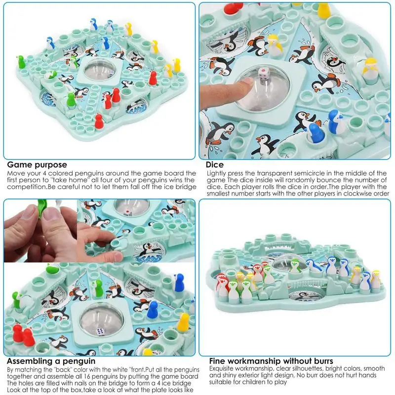 Pingüino multijugador, juegos  - Board Game Land reseña y precio