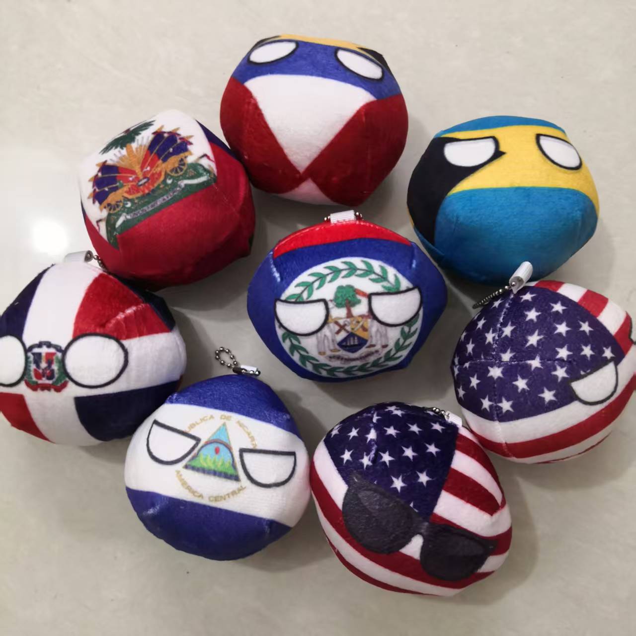 Countryballs llavero de peluch - Board Game Jamaica reseña y precio